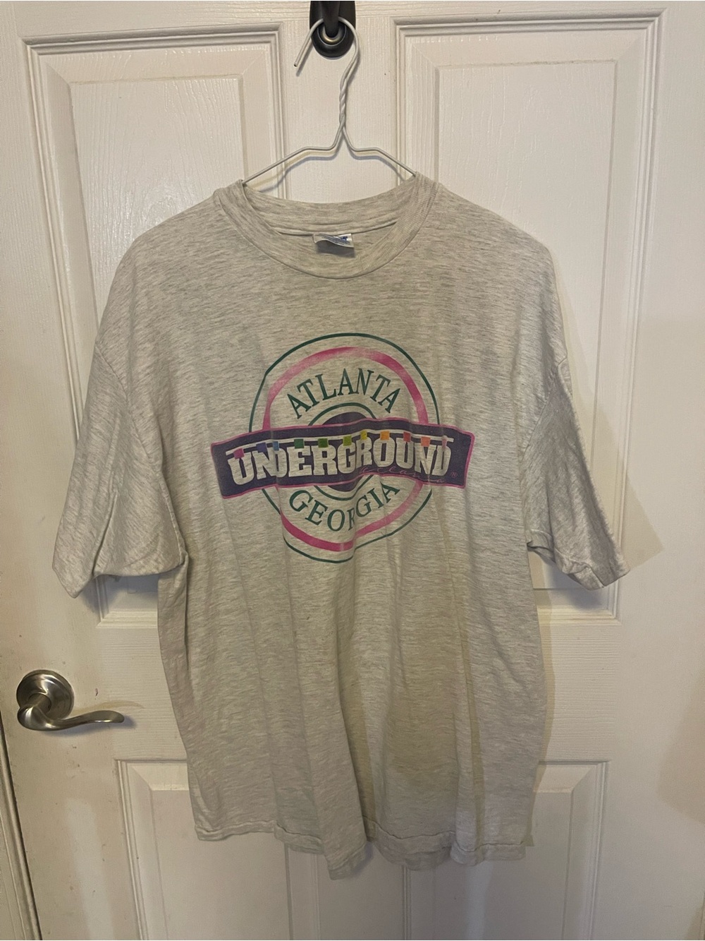 Atlanta Underground Georgia Graphic Tee - Light Heather Gray